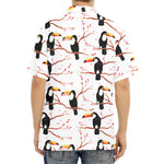 Toco Toucan Pattern Print Aloha Shirt