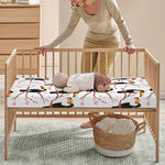 Toco Toucan Pattern Print Baby Crib Sheet