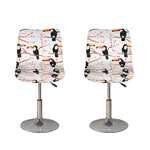 Toco Toucan Pattern Print Bar Stool Covers