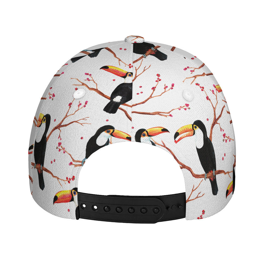 Toco Toucan Pattern Print Baseball Cap