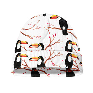 Toco Toucan Pattern Print Beanie