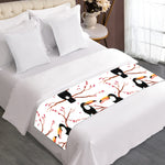 Toco Toucan Pattern Print Bed Runner