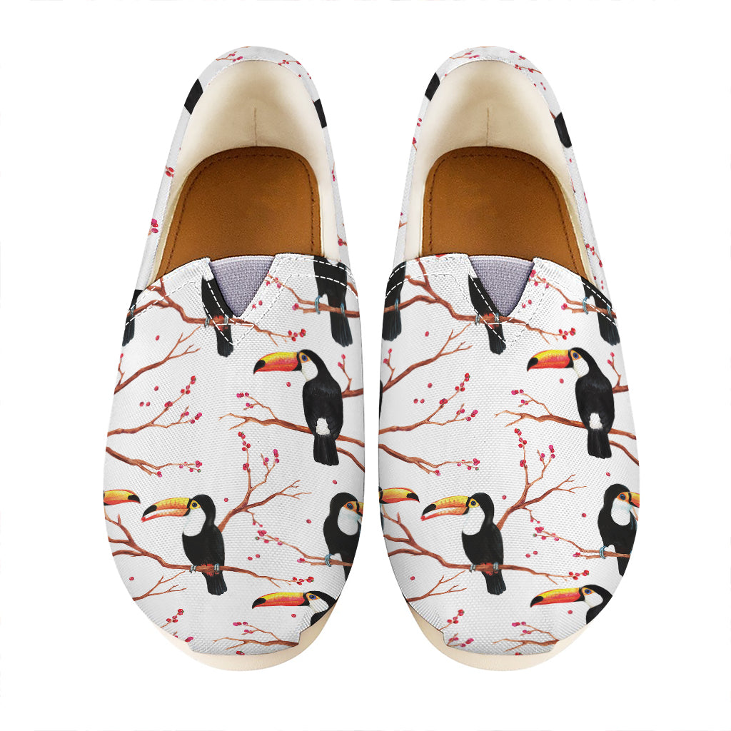 Toco Toucan Pattern Print Casual Shoes