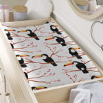 Toco Toucan Pattern Print Changing Pad Cover
