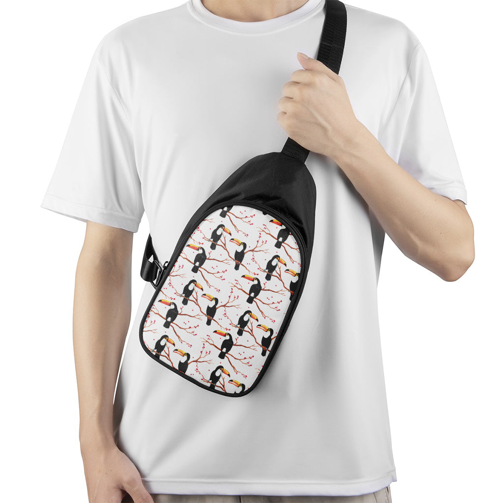 Toco Toucan Pattern Print Chest Bag