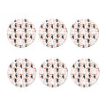 Toco Toucan Pattern Print Coaster Set