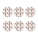 Toco Toucan Pattern Print Coaster Set
