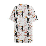 Toco Toucan Pattern Print Cotton Hawaiian Shirt