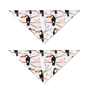 Toco Toucan Pattern Print Dog Bandana