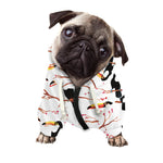 Toco Toucan Pattern Print Dog Zip Up Hoodie