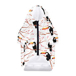 Toco Toucan Pattern Print Dog Zip Up Hoodie