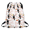 Toco Toucan Pattern Print Drawstring Backpack