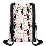 Toco Toucan Pattern Print Drawstring Backpack