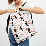 Toco Toucan Pattern Print Drawstring Backpack