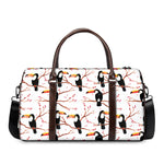 Toco Toucan Pattern Print Duffle Bag
