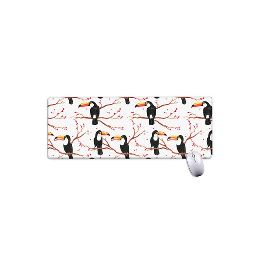 Toco Toucan Pattern Print Extended Mouse Pad