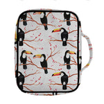 Toco Toucan Pattern Print Front Pocket Bible Bag