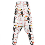 Toco Toucan Pattern Print Hammer Pants