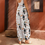 Toco Toucan Pattern Print Harem Pants