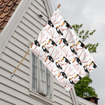 Toco Toucan Pattern Print House Flag