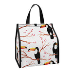 Toco Toucan Pattern Print Insulated Lunch Tote