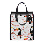 Toco Toucan Pattern Print Insulated Lunch Tote