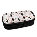 Toco Toucan Pattern Print Insulin Cooler Travel Case
