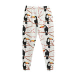Toco Toucan Pattern Print Jogger Pants