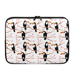 Toco Toucan Pattern Print Laptop Sleeve