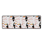 Toco Toucan Pattern Print Long Kitchen Mat