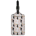 Toco Toucan Pattern Print Luggage Tag