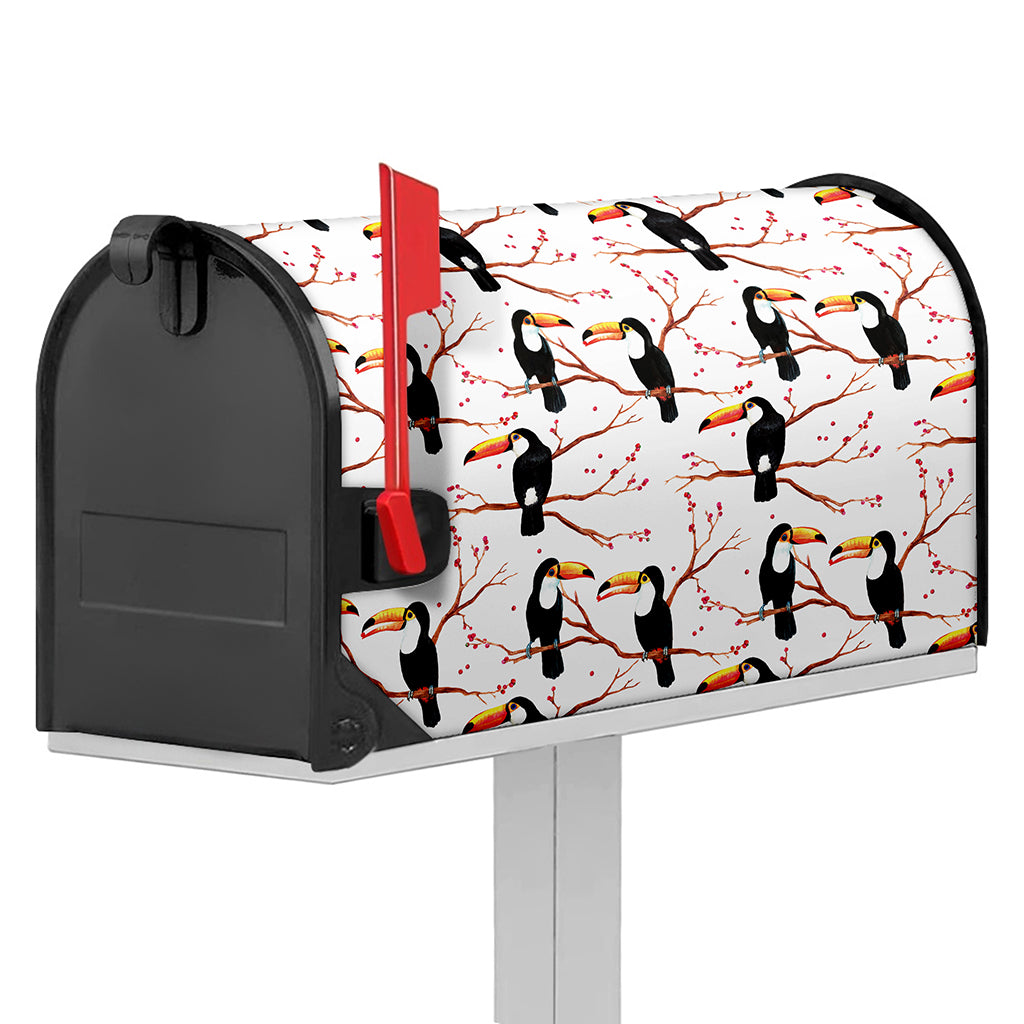 Toco Toucan Pattern Print Mailbox Cover