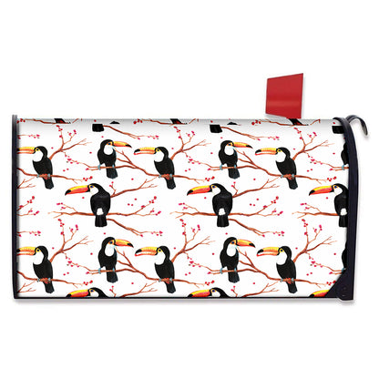 Toco Toucan Pattern Print Mailbox Cover