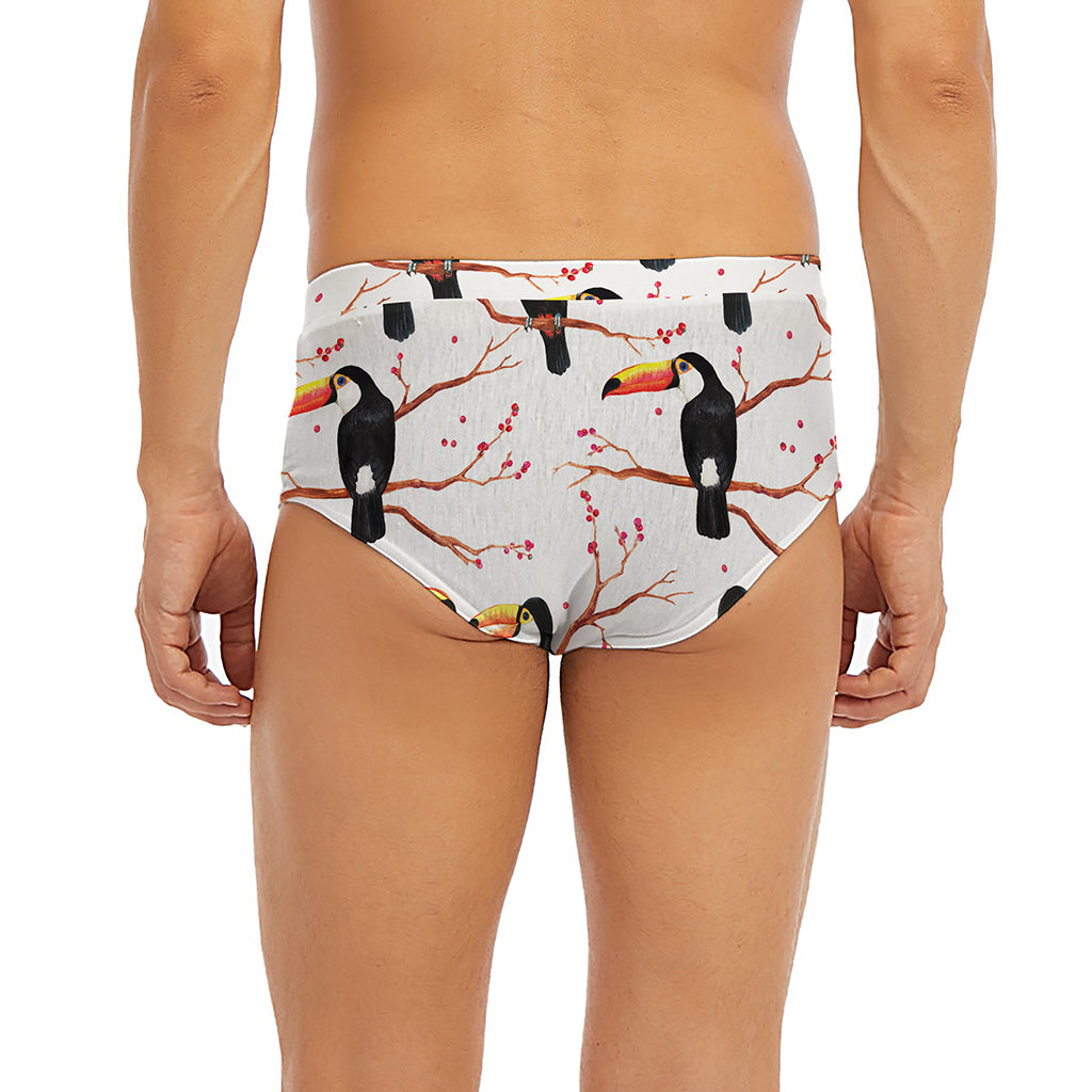 Toco Toucan Pattern Print Men's Briefs