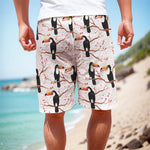Toco Toucan Pattern Print Men's Cargo Shorts