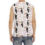 Toco Toucan Pattern Print Men's Fitness Tank Top