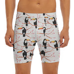 Toco Toucan Pattern Print Men's Long Boxer Briefs