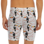 Toco Toucan Pattern Print Men's Long Boxer Briefs