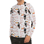 Toco Toucan Pattern Print Men's Long Sleeve Rash Guard