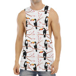 Toco Toucan Pattern Print Men's Muscle Tank Top
