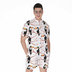 Toco Toucan Pattern Print Men's Rompers