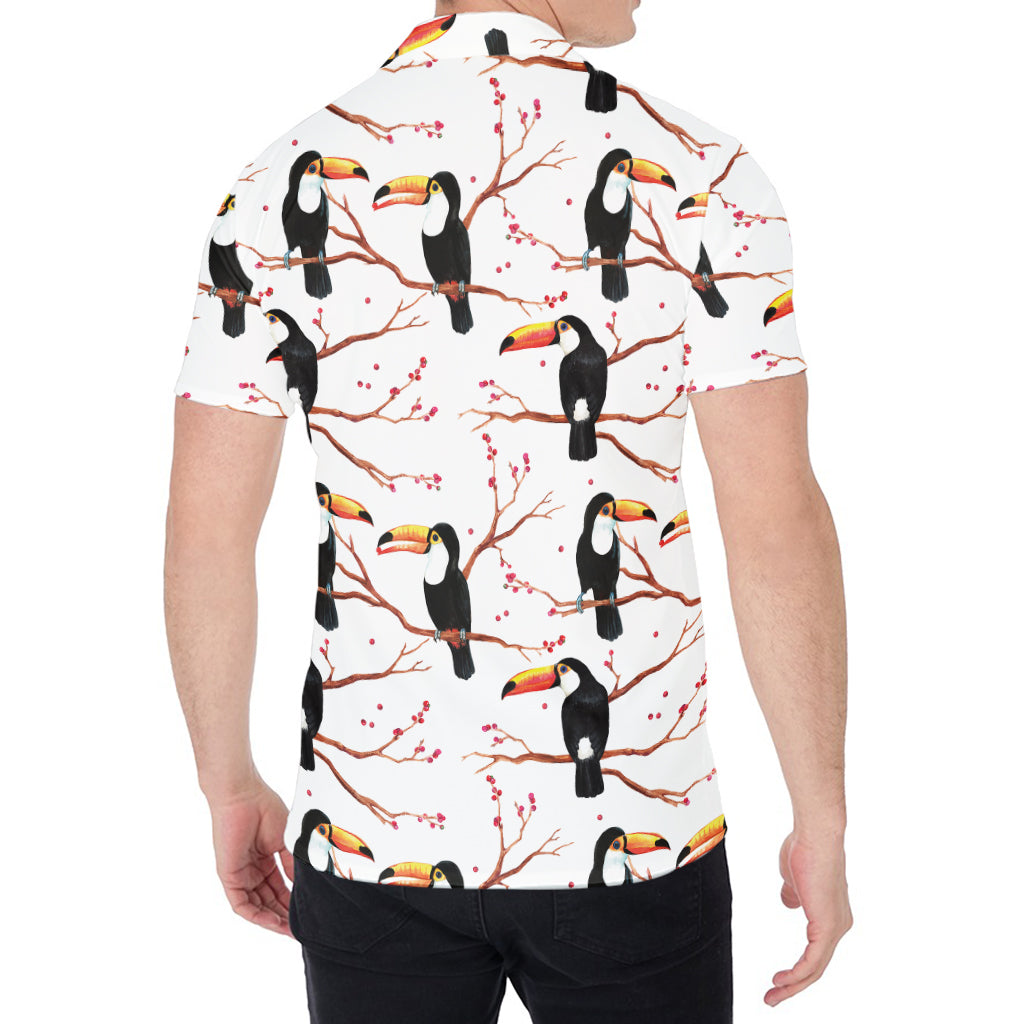 Toco Toucan Pattern Print Men's Shirt