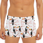 Toco Toucan Pattern Print Men's Short Boxer Briefs