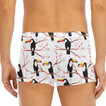 Toco Toucan Pattern Print Men's Short Boxer Briefs