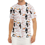Toco Toucan Pattern Print Men's Short Sleeve Rash Guard
