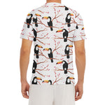 Toco Toucan Pattern Print Men's Short Sleeve Rash Guard