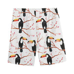 Toco Toucan Pattern Print Men's Sports Shorts