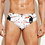 Toco Toucan Pattern Print Men's Swim Briefs