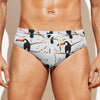 Toco Toucan Pattern Print Men's Swim Briefs