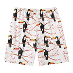 Toco Toucan Pattern Print Men's Swim Trunks